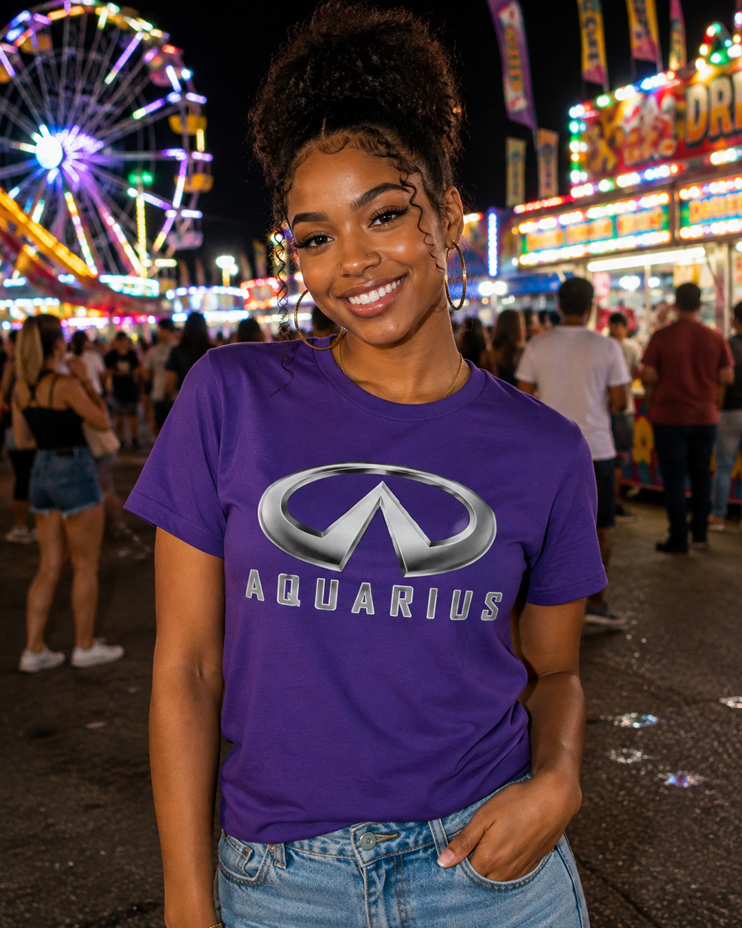Aquarius (A) Infinity Edition unisex Soft Tshirt