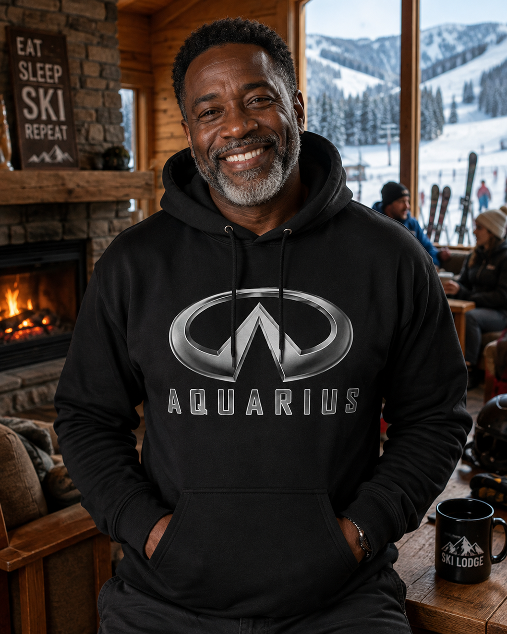 Aquarius (A) Infiniti Edition Hooded Sweatshirt