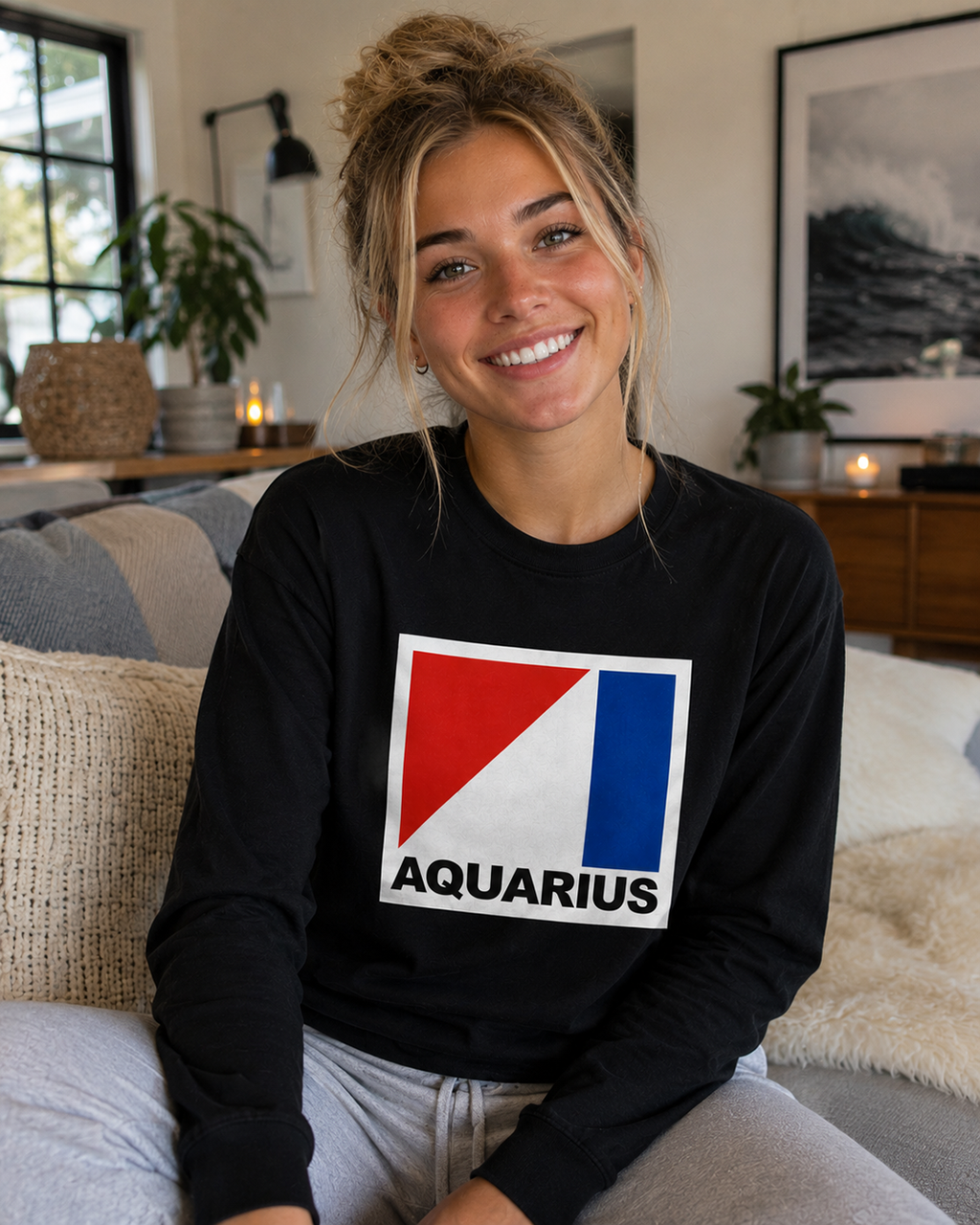 Aquarius (D) AMC Edition Unisex Jersey Long Sleeve Tee