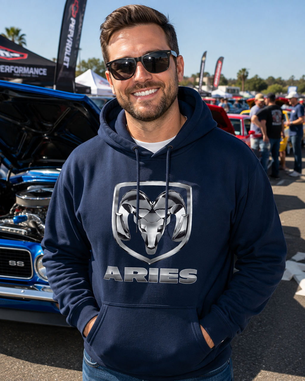 Aries (D) Dodge Ram Edition Hooded Sweatshirt