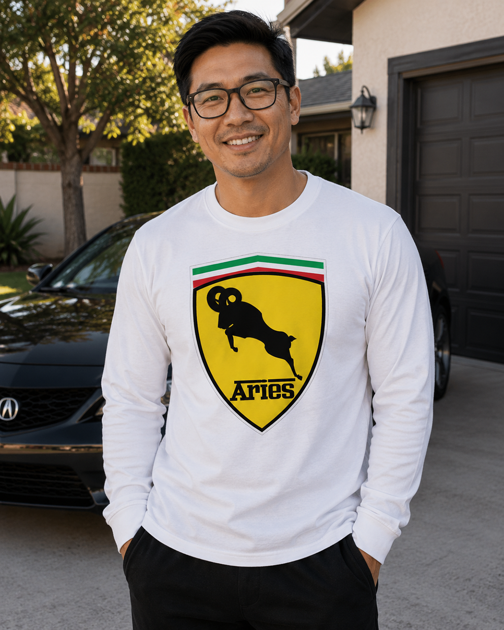 Aries (E) Ferrari Edition Unisex Jersey Long Sleeve Tee