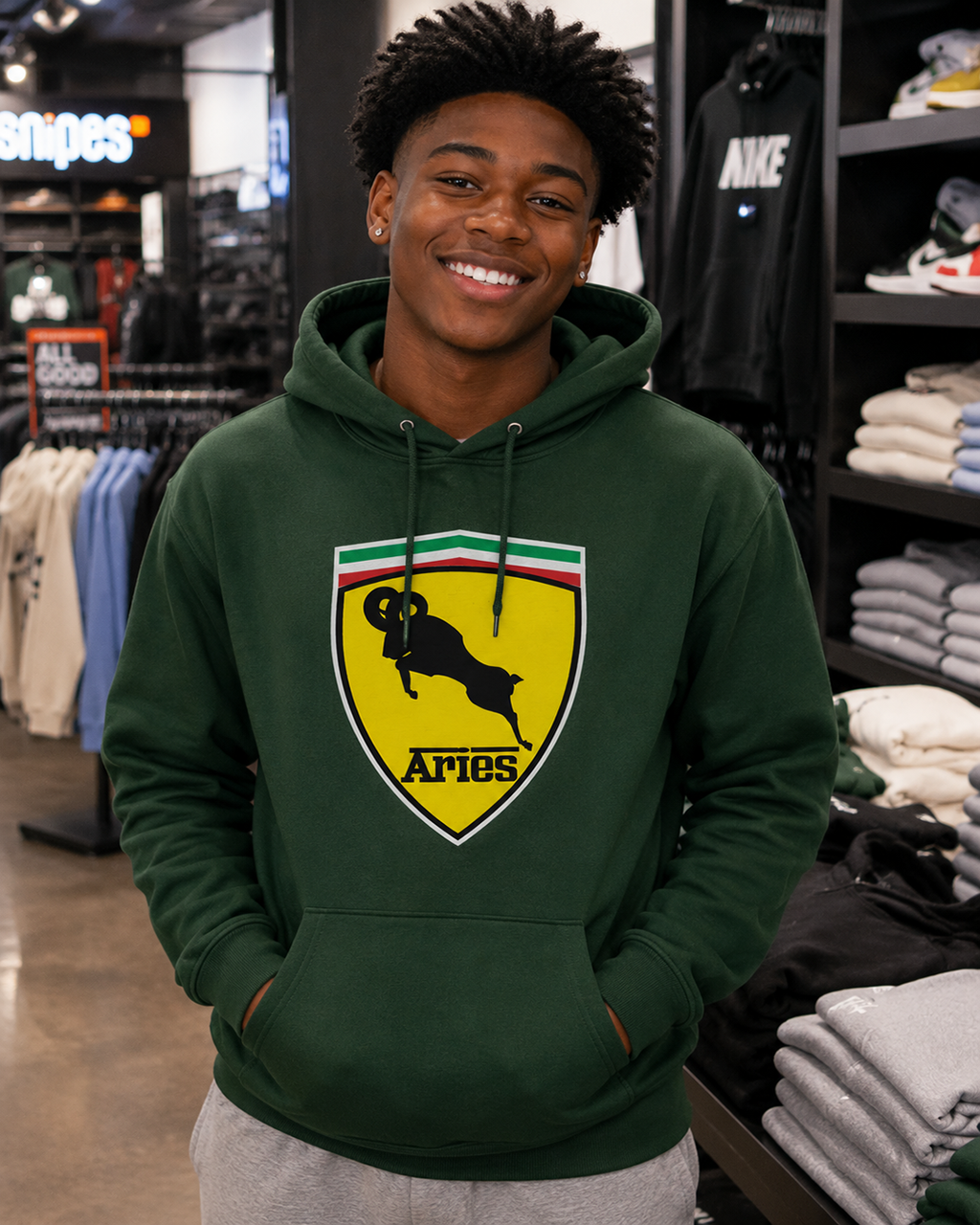 Aries (E) Ferrari Edition Hooded Sweatshirt