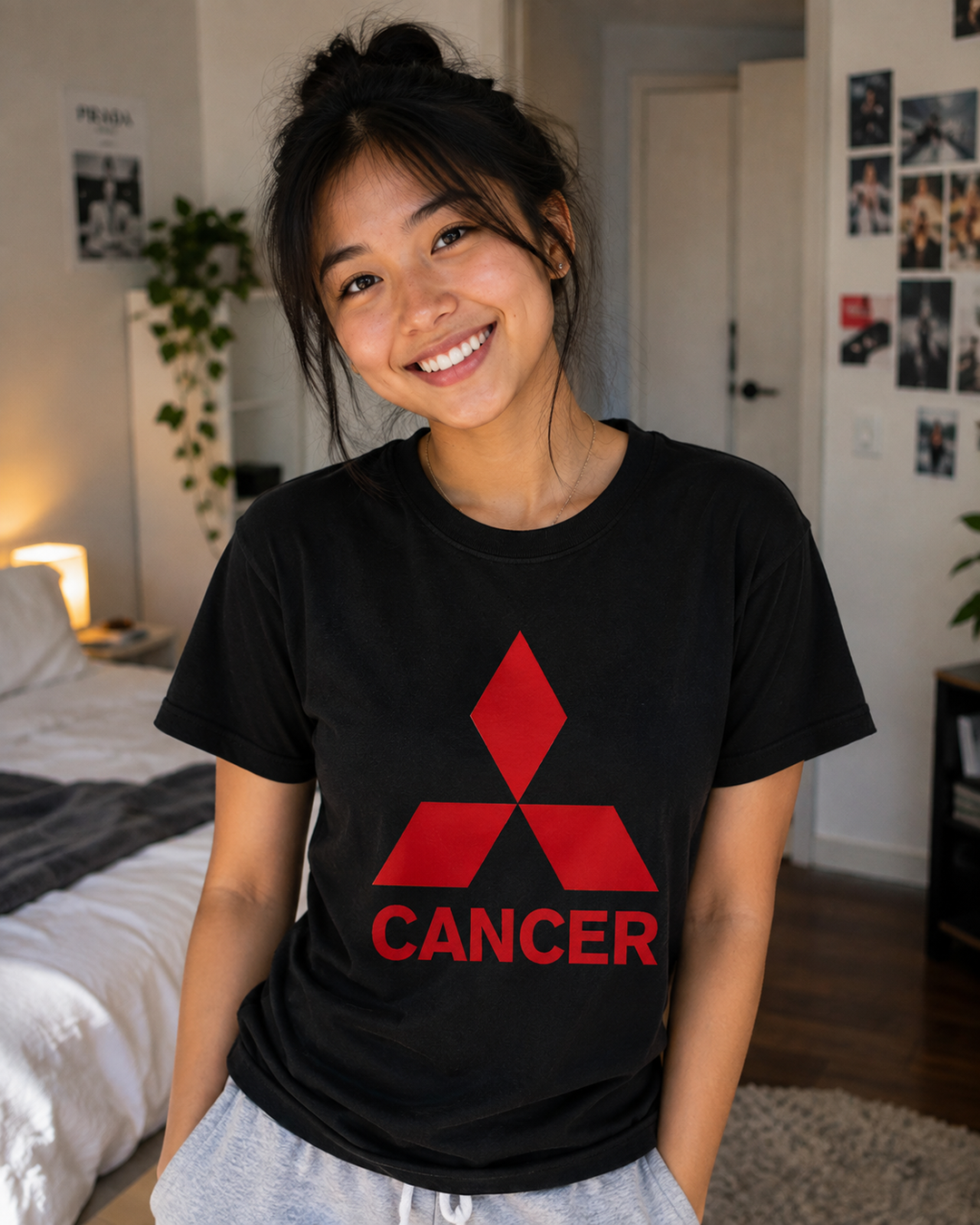 Cancer (A) Mitsubishi Edition Heavyweight Box-Cut Tshirt