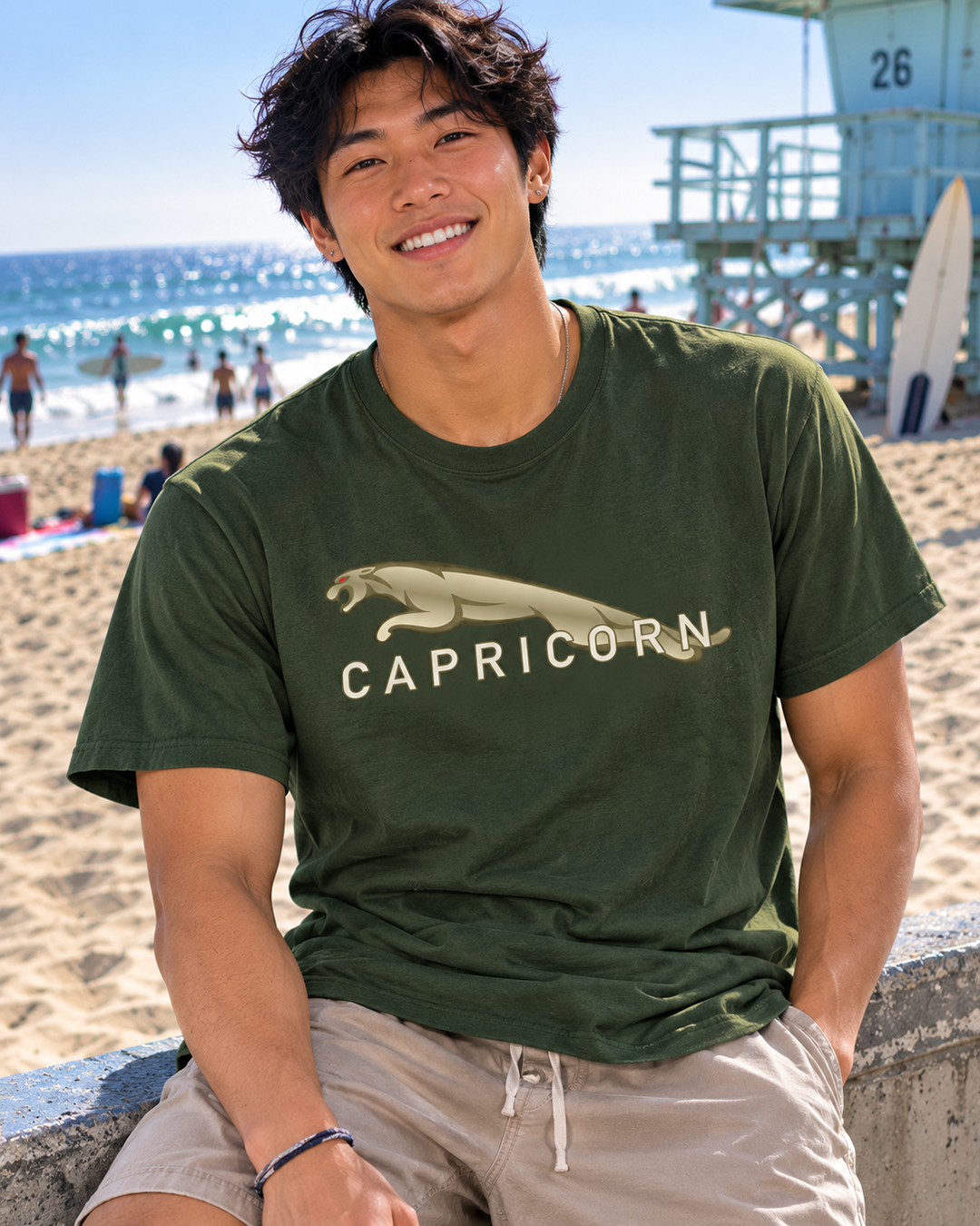 Capricorn (E) Jaguar Edition Unisex Soft Tshirt