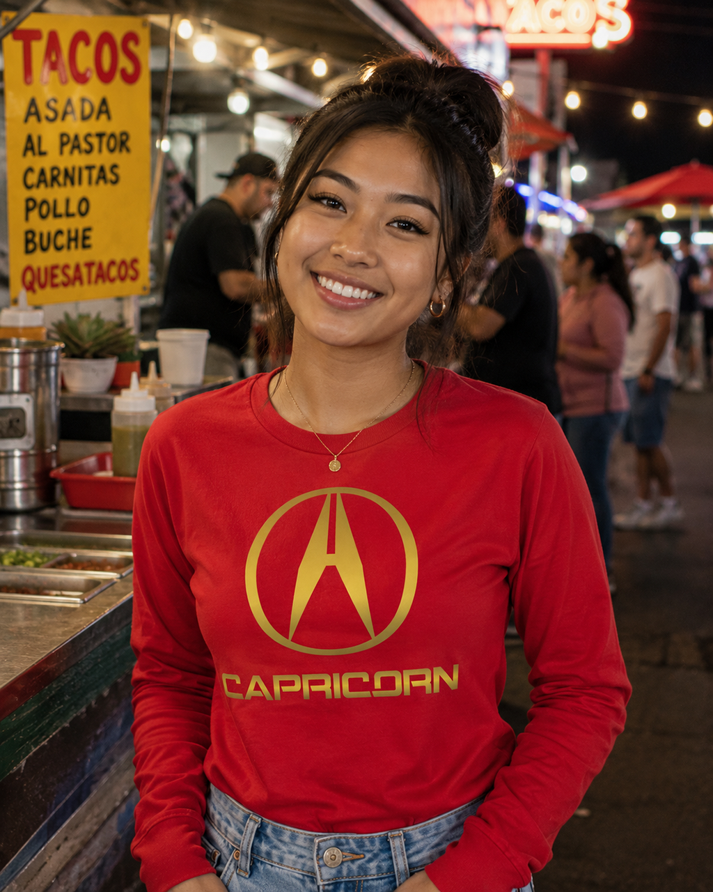Capricorn (A) Acura Edition Unisex Jersey Long Sleeve Tee