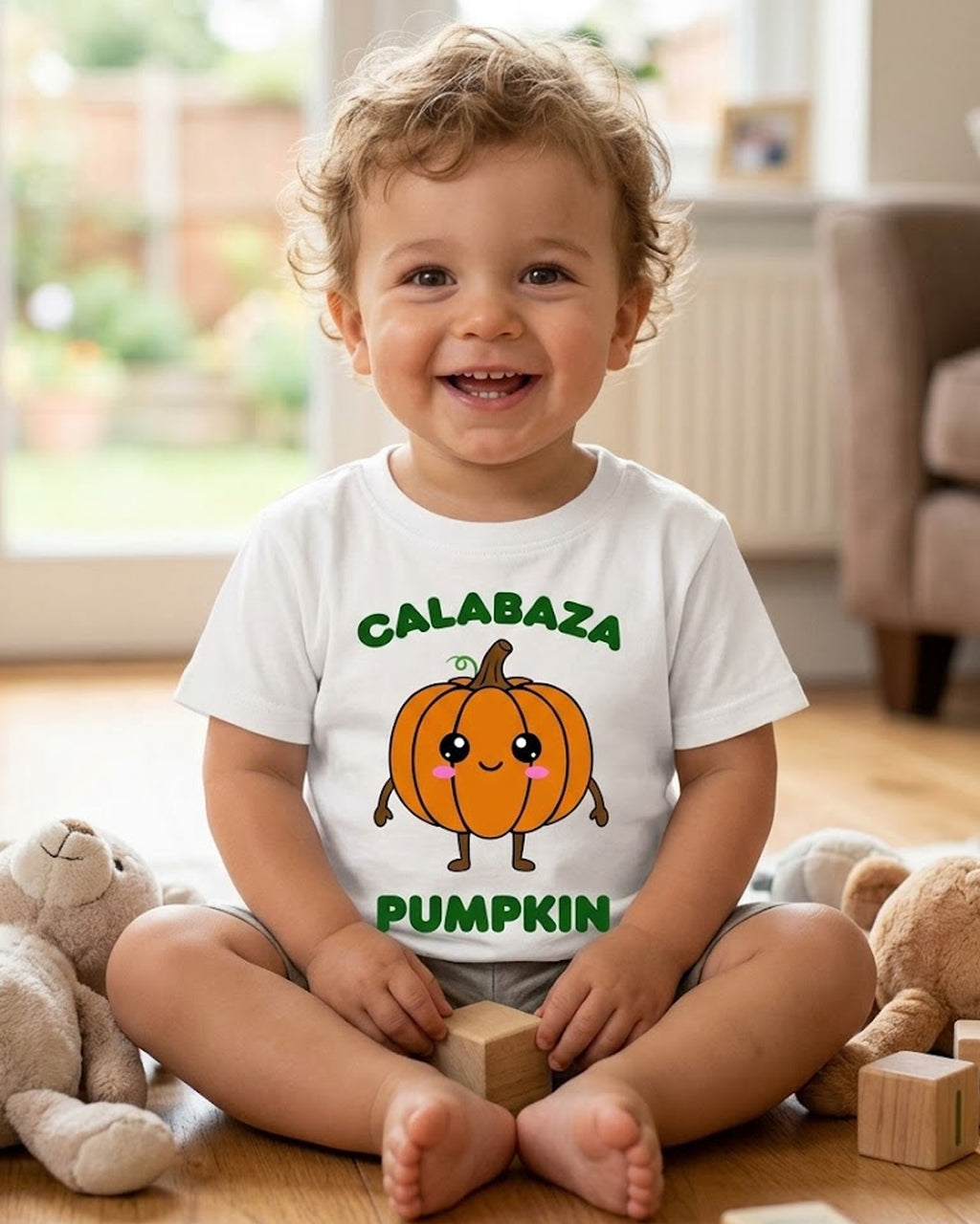 Calabaza (Spanish) Pumpkin - Toddler soft t-shirt