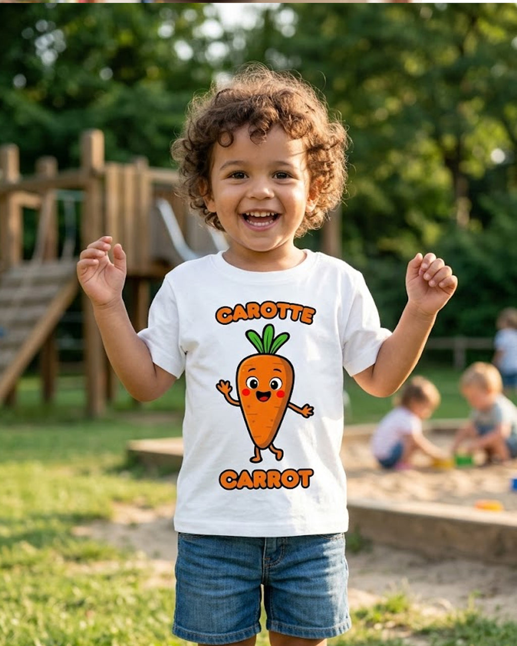 Carotte (French) Carrot - Toddler soft t-shirt