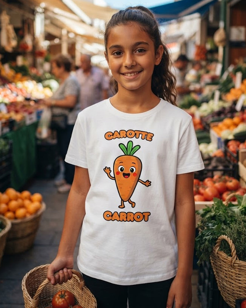 Carotte (French) Carrot - Youth unisex soft t-shirt