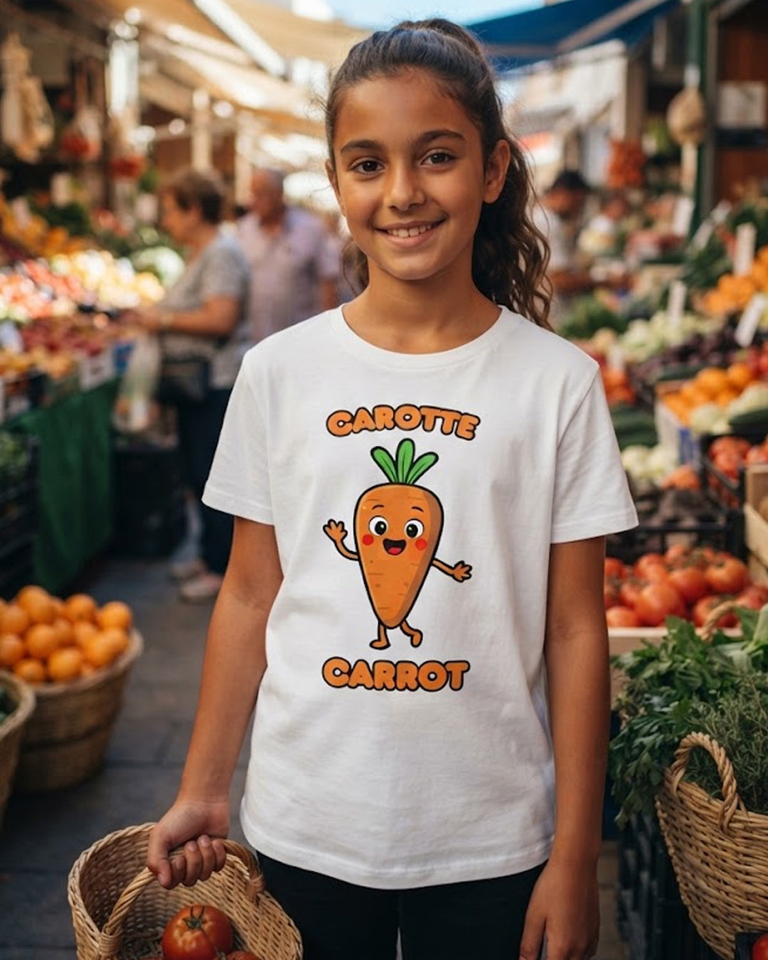 Carotte (French) Carrot - Youth unisex soft t-shirt