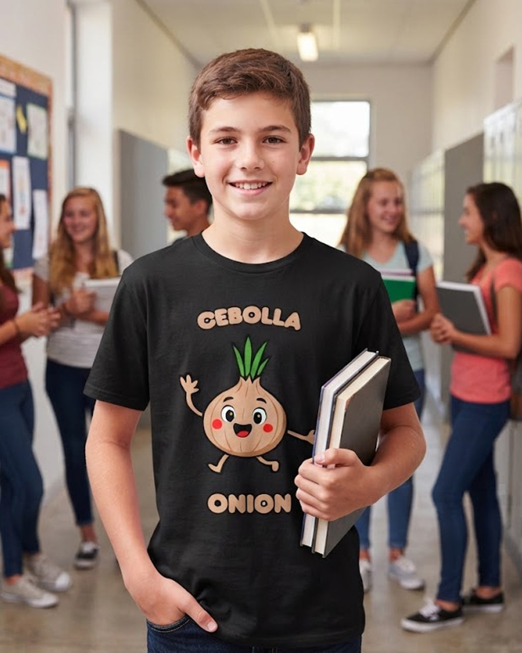 Cebolla (Spanish) Onion - Youth unisex soft t-shirt