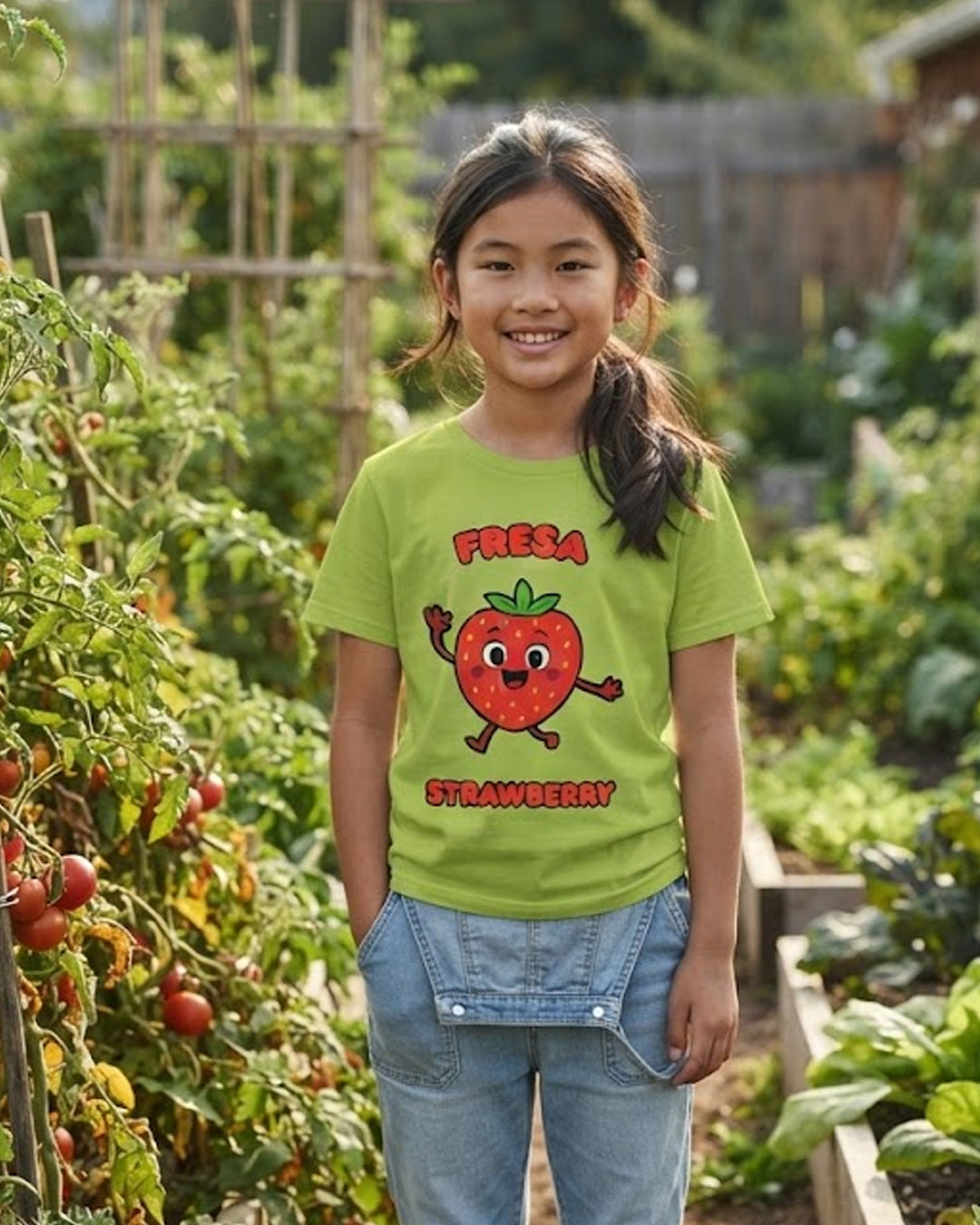 Fresa (Spanish) Strawberry - Youth unisex soft t-shirt