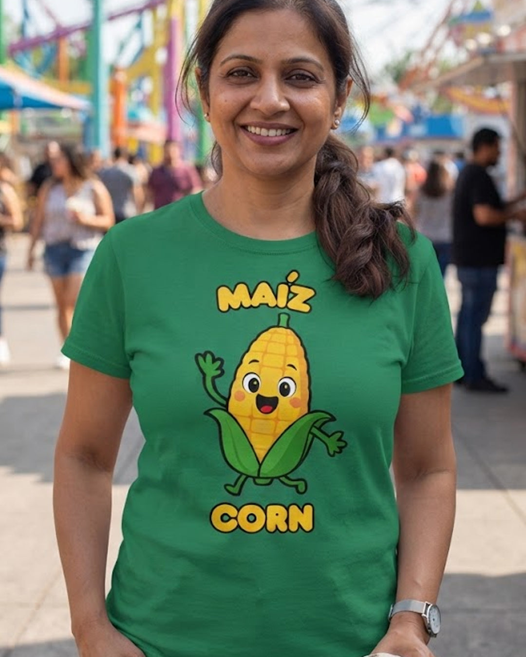 Maiz (Spanish) Corn - Adult unisex soft t-shirt