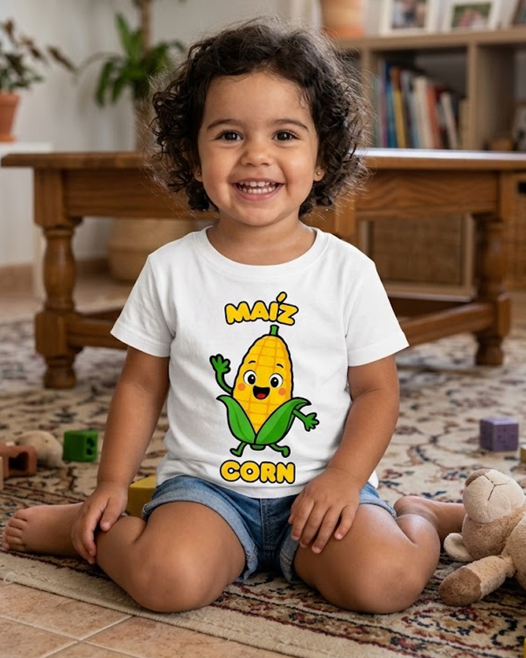 Maiz (Spanish) Corn - Toddler soft t-shirt