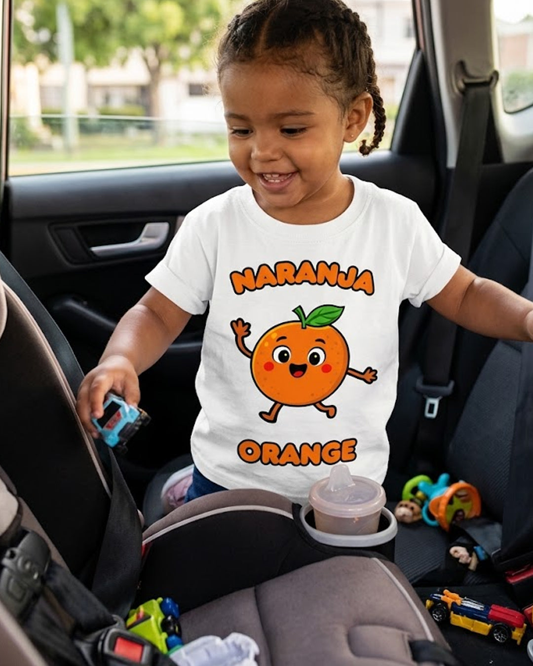 Naranja (Spanish) Orange - Toddler soft t-shirt