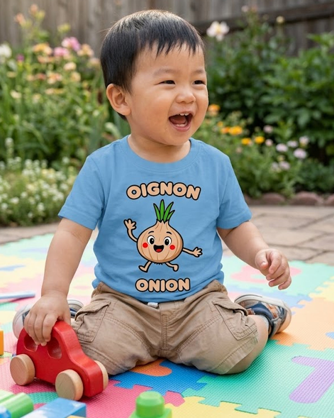 Oignon (French) Onion - Toddler soft t-shirt
