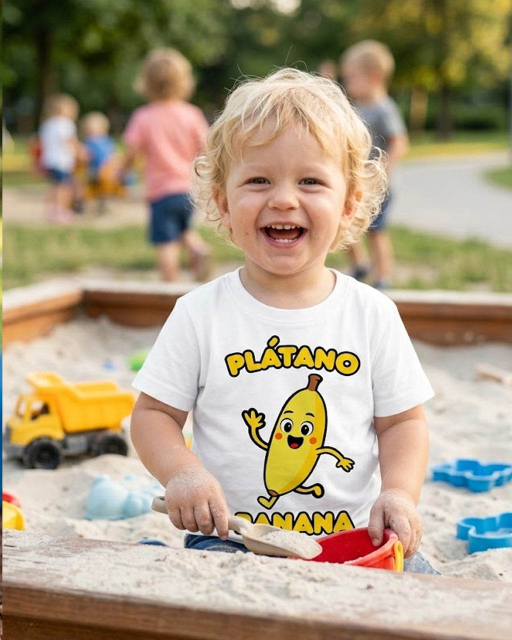 Platano (Spanish) Banana - Toddler soft t-shirt