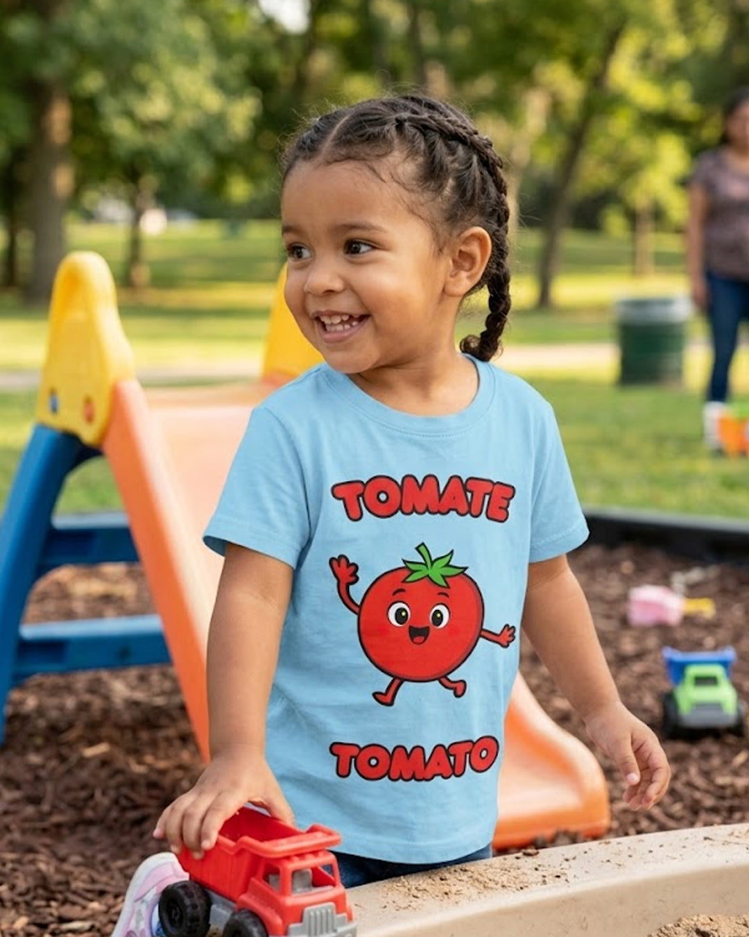Tomate (Spanish) Tomato - Toddler soft t-shirt