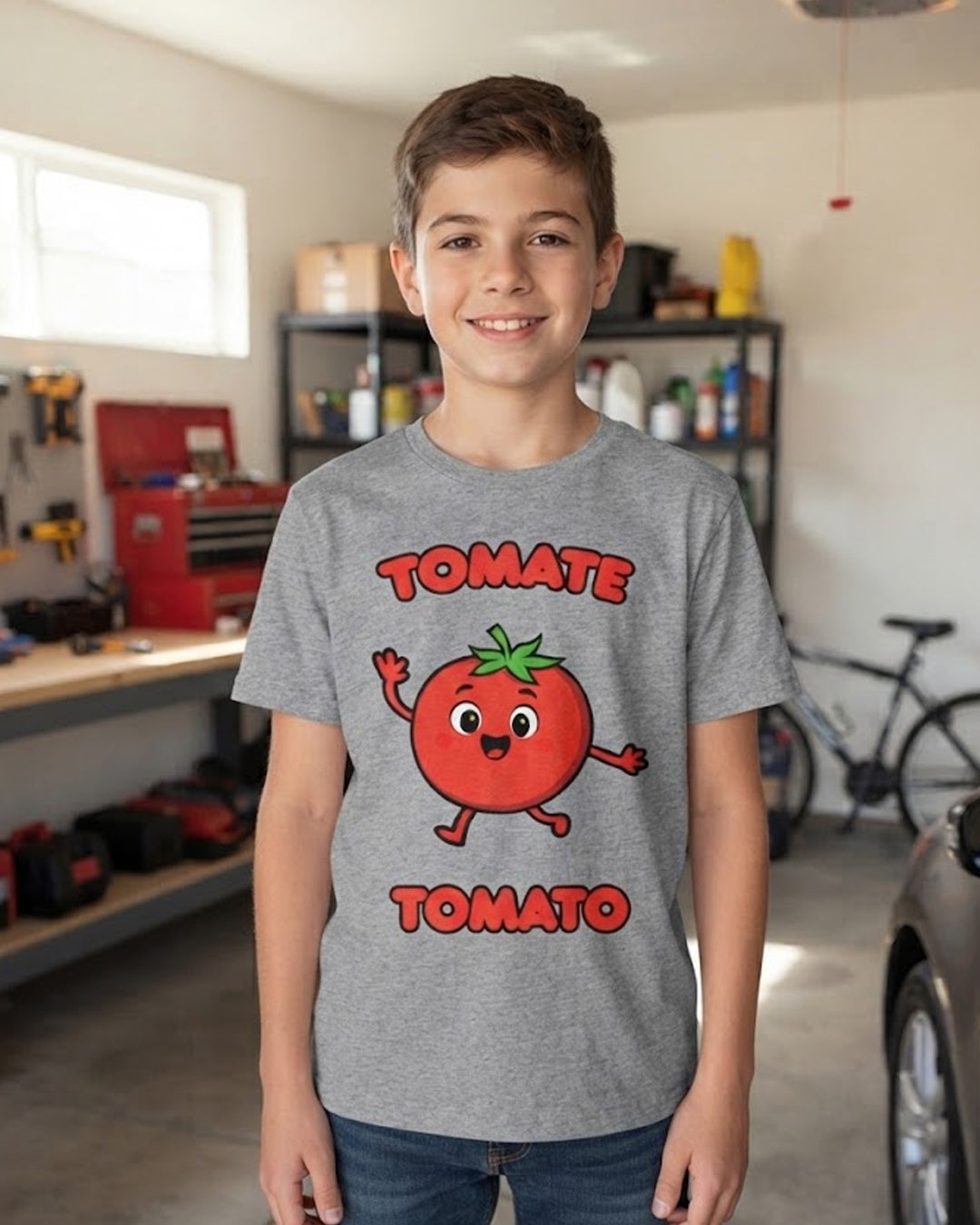 Tomate (Spanish) Tomato - Youth unisex soft t-shirt
