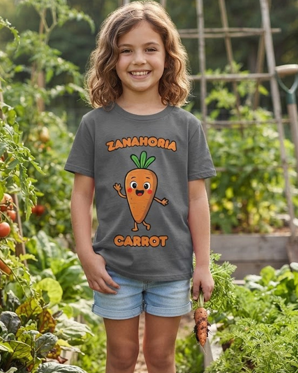 Zanahoria (Spanish) Carrot - Youth unisex soft t-shirt
