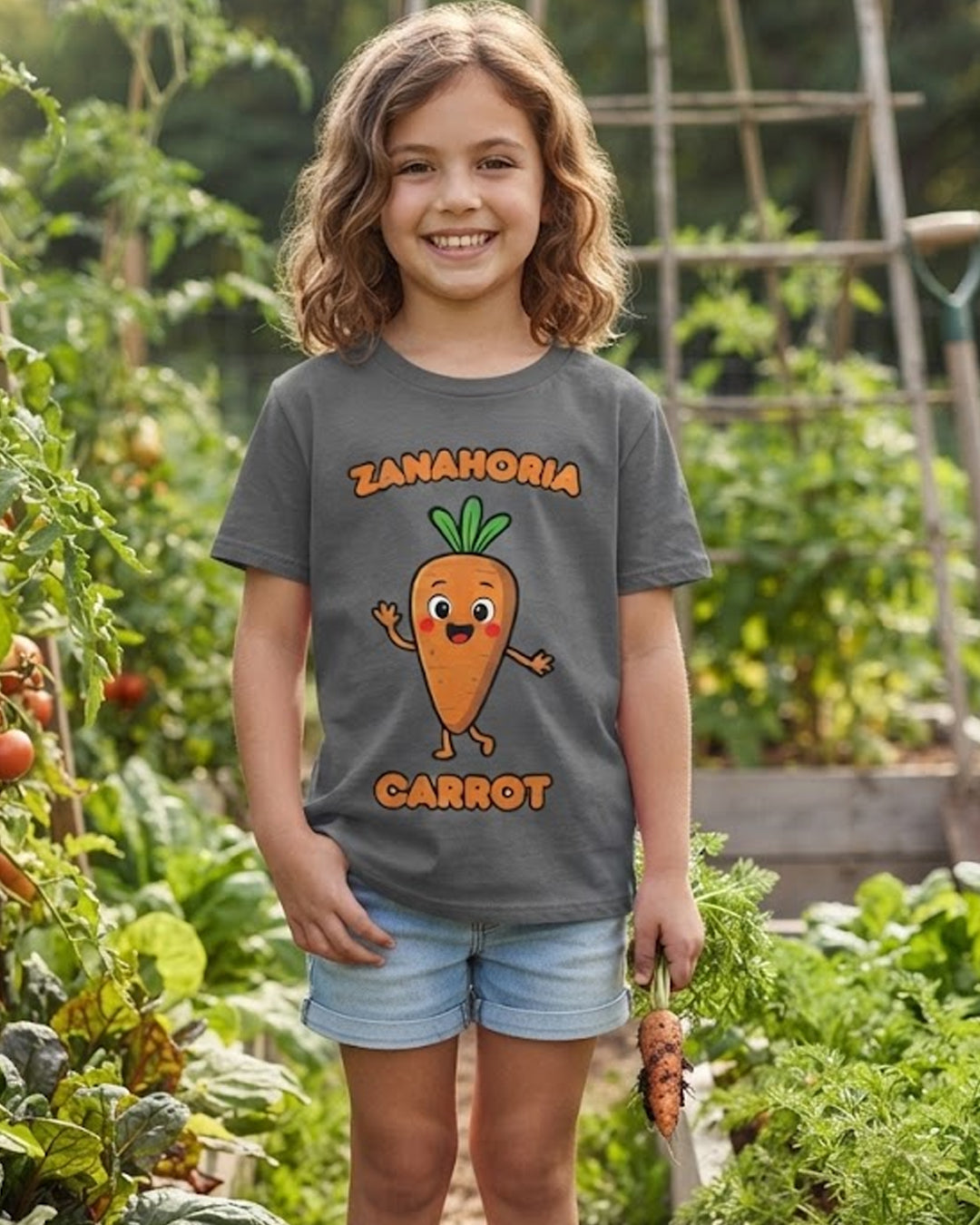 Zanahoria (Spanish) Carrot - Youth unisex soft t-shirt